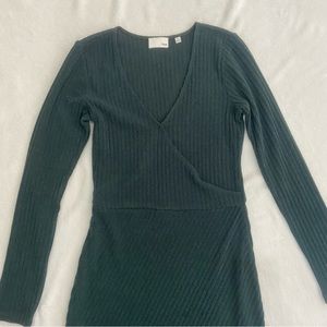 Aritzia Green Woolfred Free Dress Collection Size M